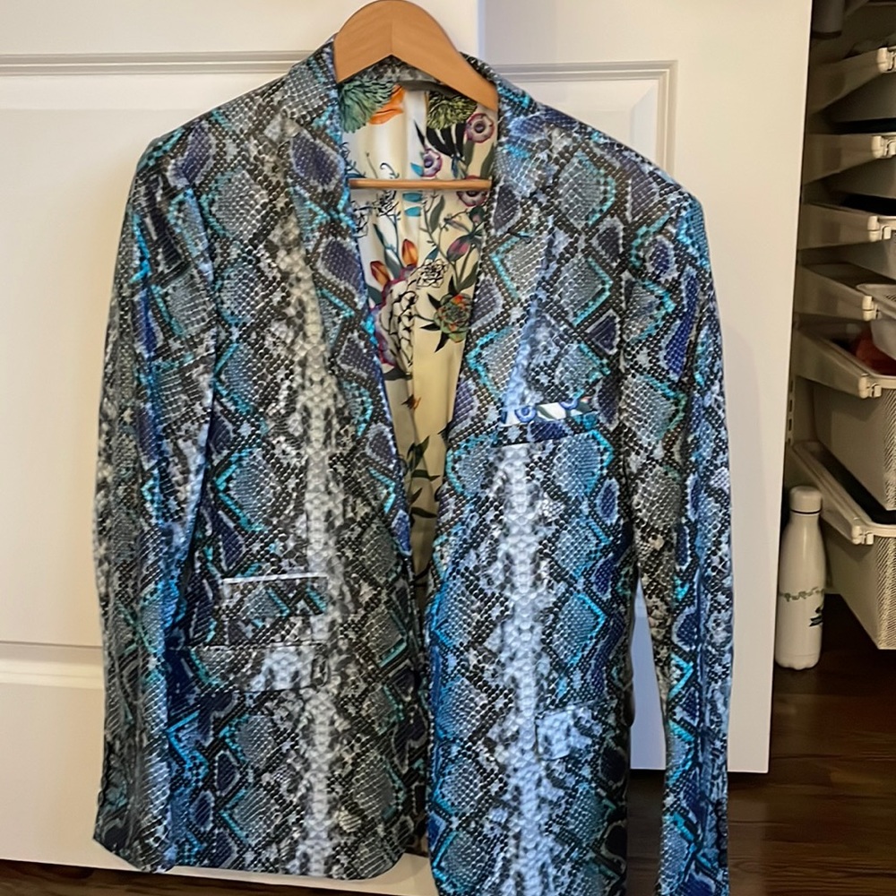 Paisley & Gray Snake Skin Jacket 40R